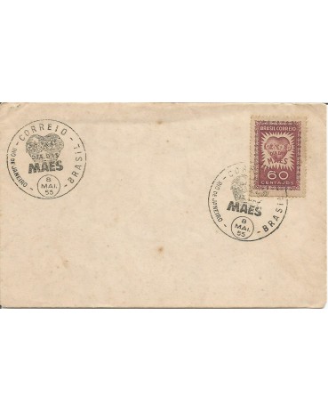 1955 ENVELOPE DIA DAS MÃES 8 MAI 55 -10.936